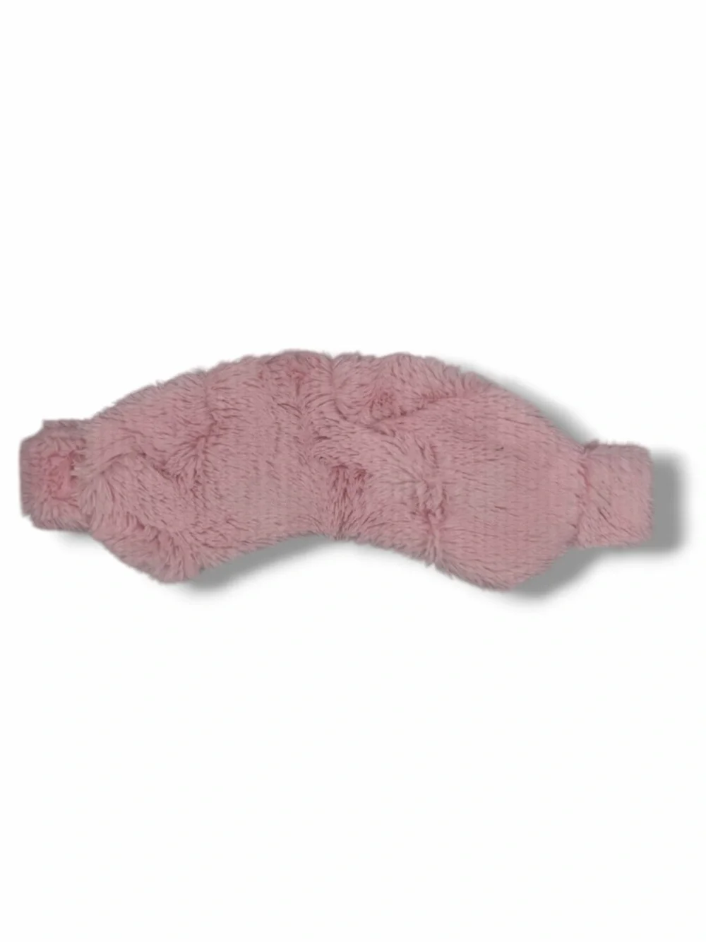 Plush Faux Fur Pink Eye Mask Sleep Mask
